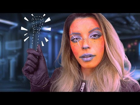 ASMR | Alien Does Your Makeup 👽(Prop-less, Sound Effects)