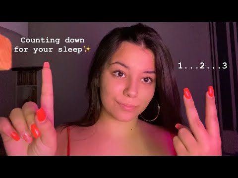 ASMR | Counting Triggers | Tracing Numbers | Hand Movements & Mouth Sounds