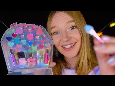 ASMR Doing Your Makeup 🦄 Claire's Makeup (Whispered)