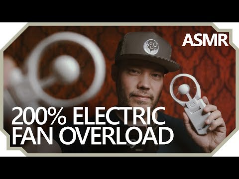 Best ASMR Electric Portable Fan Technique - 200% Electric Fan Overload! (4K)