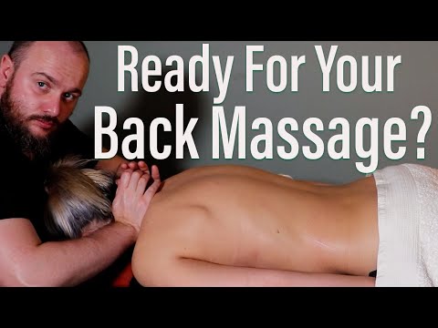 Deeply Relaxing Full Back Massage [ASMR][Relaxing Music][No Talking]