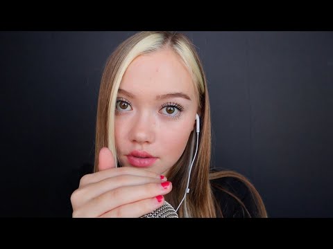 ASMR| SENSITIVE UP CLOSE MOUTH SOUNDS WITH HAND MOVEMENTS