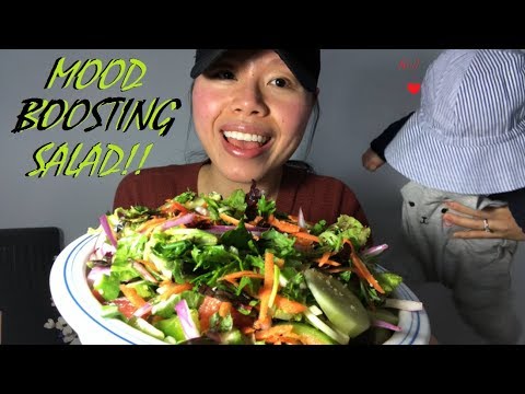 How to Make Salad TASTE GOOD! My Go-to FEEL GOOD SALAD I CRAVE EVERYDAY! Cost Effective Veg Shopping