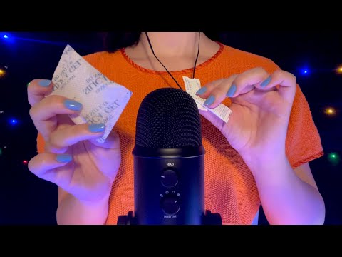 ASMR - Scratching, Tapping, Squeezing & Shaking (Silica Gel Packets & Foam) [No Talking]
