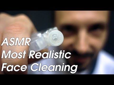 ASMR RolePlay - Most Realistic Face Cleaning