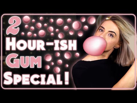 [ASMR] Bubble Gum | Chewing Gum | Gum chewing | Popping Bubbles !!💋