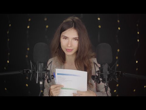 ASMR - Your Secretary Roleplay (soft spoken, paper sounds, personal attention)