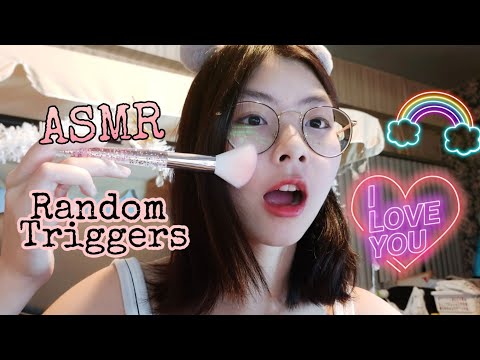 ASMR Random Triggers for sleep and intense TINGLES 💖 | Mic Brushing,Gentle Tapping,Book Sounds etc.