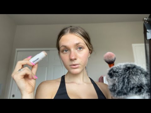 ASMR| Doing My Makeup By the Window (Soothing Whisper)