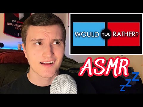 [ASMR] Would You Rather 🔵🔴 (whispering + high mic sensitivity)