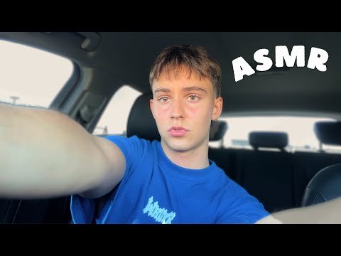 LOFI ASMR in my Car (tapping, scratching, soft spoken)