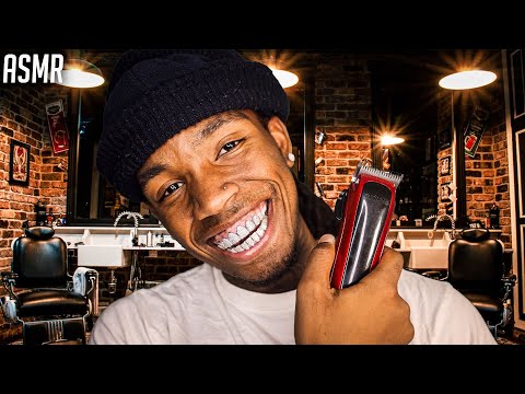 ASMR | **REALISTIC BARBERSHOP ROLEPLAY** For SLEEP And RELAXATION