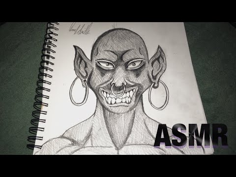 ASMR random pencil drawing
