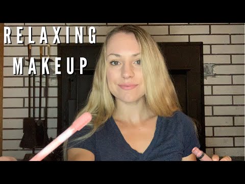 MAKEUP ASMR MOUTH SOUNDS | RELAXING DOING YOUR MAKEUP | ASMR Makeup Roleplay Sleep
