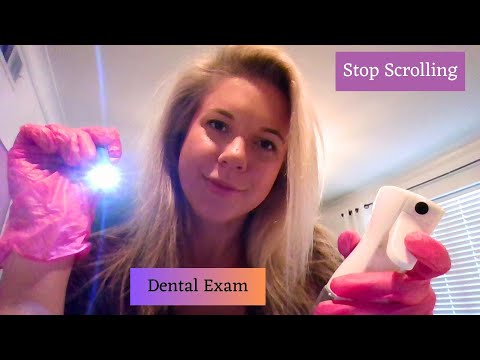 Dental Exam, Teeth Cleaning, and Jaw Inspection ASMR Roleplay