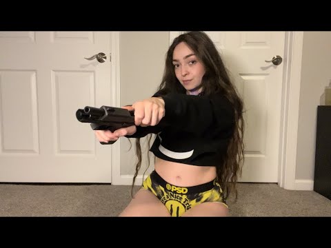 ASMR Glock 17 9mm Pistol Sounds For Deep Sleep & Relaxation w/ Whispering and Tapping