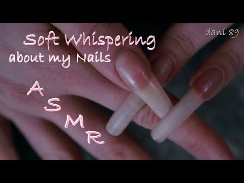 ASMR: only soft whispering about my nails (ITA) ❤️