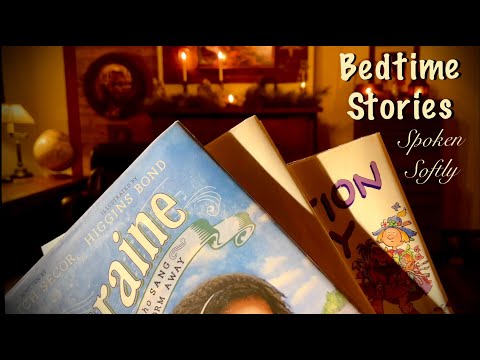 ASMR Bedtime stories!(Soft Spoken) New books to read you to sleep/Page turning & dust jacket sounds.
