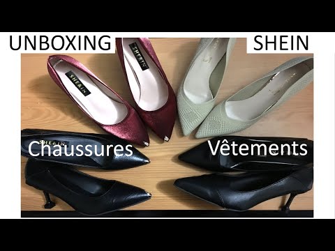 ASMR - Unboxing SHEIN * chaussures et vêtements