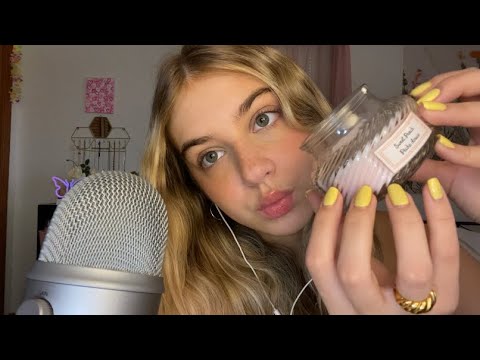 ASMR Fast and Aggressive Tapping and Scratching 🍓 Whispering