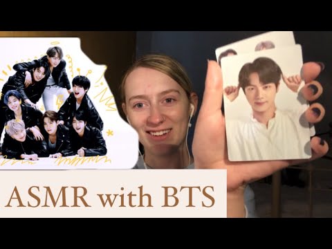 ASMR with BTS | Tapping On BTS Photocards 💜