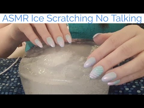 ASMR Ice Scratching-No Talking
