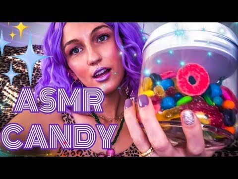 ASMR ~ CANDY'S  SASSY HELP LINE (GLOVES, HARD CANDY, CHEWY CANDY, MOUTH SOUNDS) 💜💜💜