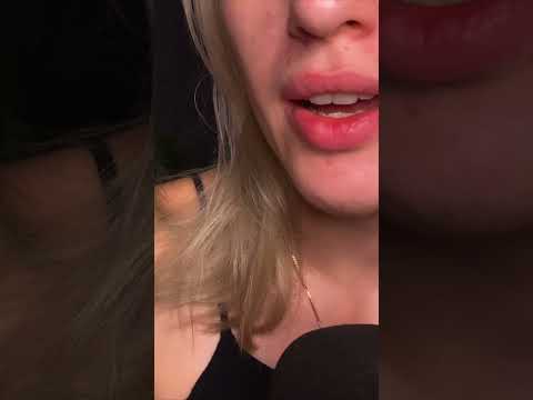 Applying Tingly Face Cream on Your Face - Mouth Sounds #shorts  #asmr #tingles #triggers #relaxing