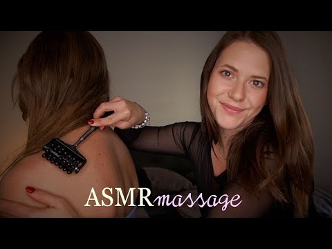 ASMR REAL PERSON ~ Rückenmassage *ULTRASANFT* Einschlafen in Deutsch/German mit Annawhispers