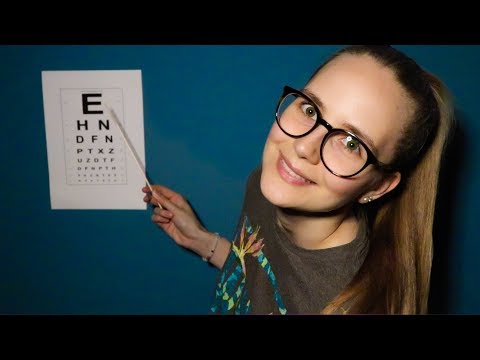 ASMR Giving You An Eye Exam & Glasses Fitting | Personal Attention