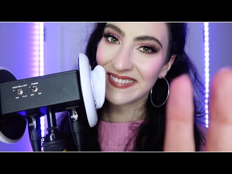 ASMR Up Close Personal Attention, Face Touching, Face Brushing, Hand Movements, Ear Tapping etc