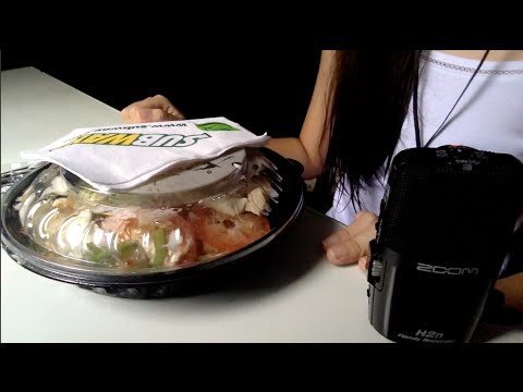 [ASMR] Eating Roasted Chicken Salad