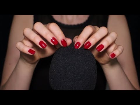 ASMR Mic Scratching & Mouth Sounds & Eating Sounds (No Talking)