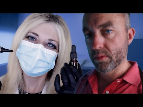 ASMR | Ear Exam and Deep Ear Cleaning - Personal Attention Collab with Evoke ASMR