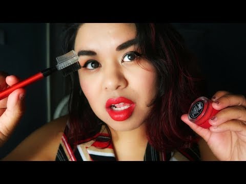 ASMR Your BFF Does Your Brows | Make-up Roleplay