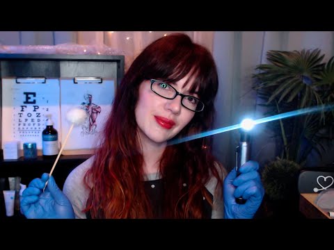 [ASMR] The Most Relaxing Cranial Nerve Exam ~ Ear Exam, Scalp Check, Eye Exam, Personal Attention