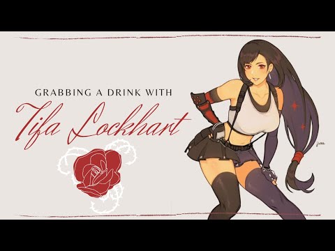 ♢ Drinking Cocktails with Tifa Lockhart ♢ Final Fantasy ASMR (Soft Spoken, Bar Ambiance)