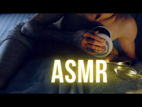 ASMR Role Play: Me and You in Bed | Scratching Pillow and Skin