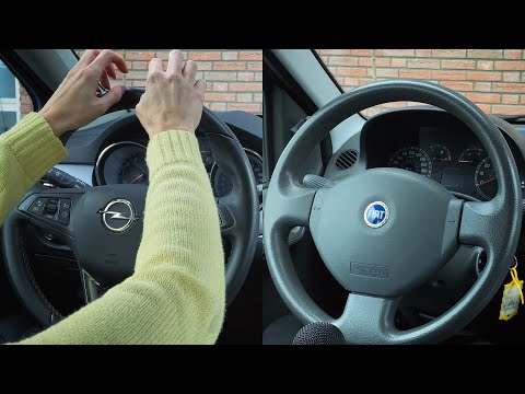 ASMR - Car Tapping Battle - Opel Astra VS Fiat Panda - No Talking - Fast Tapping
