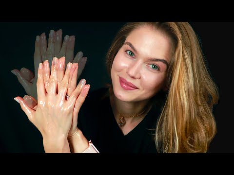 [ASMR] Layered Hand Sounds (Dry & Wet)