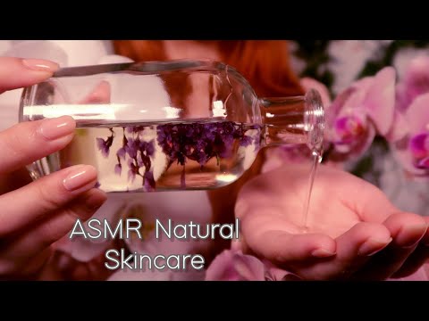 🌷 CottageCore ASMR Natural Skincare Application 🌷 (layered sounds, no talking)
