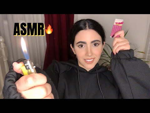 ASMR | Lightning Matches, Lighter Sounds, Removing Your Negative Energy