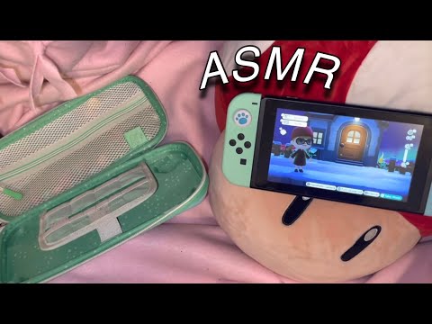 ASMR - Nintendo Switch Tapping and Scratching w/ whispers (FAST & AGGRESSIVE)