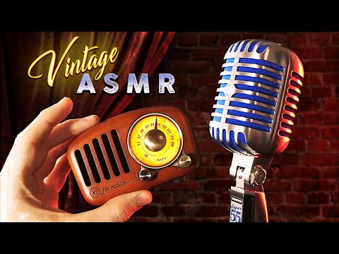 ASMR Vintage Mic & Retro Triggers | Tingly Nostalgia for Sleep and Relaxation