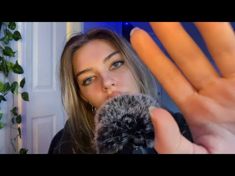 Inaudible Whisper Rambles, mouth sounds, tapping, hand sounds, hand movements, sensitive | ASMR