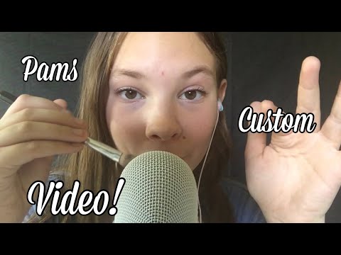 Custom video (Pam)~ mic brushing~(cover off)~gain 60%~chit chat~Tiple ASMR