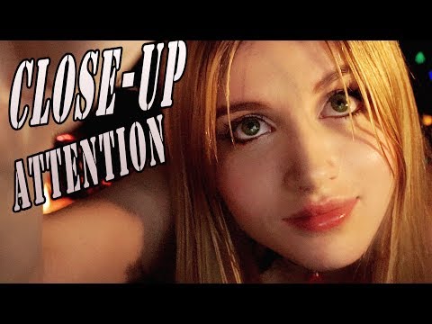 ASMR 100% PURE relaxation! - VERY CLOSE-UP personal ATTENTION!+ facemassage and facecleaning
