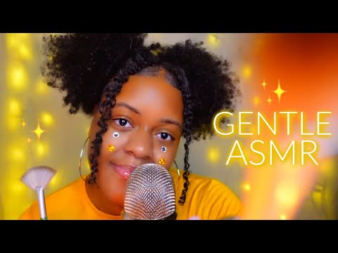 ASMR✨Gentle Specific Face Brushing & Tracing w/ Cozy Whispers..♡ (SUPER RELAXING)😴