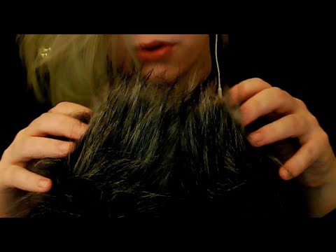 ASMR | intense up close fluffy sounds and whispers - monaural / for broken headphones