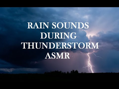 ASMR Rain Sounds During Storm | NO TALKING